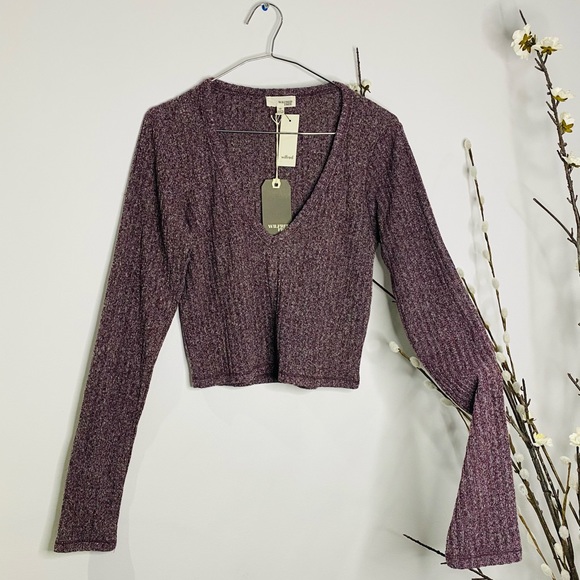 ⭐️ NWT WILFRED FREE Bittar Ribbed Shirt ⭐️ - Picture 2 of 5